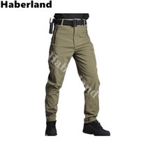 Haberland 아웃도어 겨울 남성 방수 사방 스판 지퍼 포켓 기모 전술바지 낚시바지 트레이닝바지 2112
