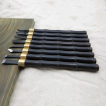 우드카빙키트 입문자 나무 조각칼 세트 공방 목공 수공예 8pcs 155mm 일본 sk5 나무 조각 손 끌 목공 도구 전문 나무 커터 세트 흑단 핸들 woodworkers, 없음