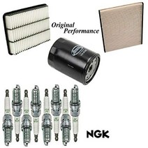 8USAUTO Tune Up Kit Air Cabin Oil Filters Spark Plugs FIT Lexus GX470 V8 4.7L; from 5/04 2004-2009 n, 1