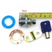 코인세탁기 업소용 세탁기 빨래방 동전투입기 22mm 31mm 캠 실린더 잠금 키 diy 아케이드 핀볼 슬롯 게임 크레인 스윙 자동 판매기 나무 캐비닛 서랍 동전 문 32, 짧은 22mm