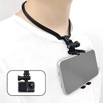 Gopro 넥 마운트 POV/VLOG 스마트폰 셀카 넥 홀더 GoPro용 마운트 AKASO 액션 카메라 및 폰 비디오 촬영 액세서리
