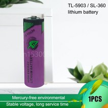 견고한 1PCS 원래 새로운 SL-360 6ES7971-0BA00 TL-5903 3.6V 2400mAh ER14500 PLC 리튬 배터리 S7-400 용, 한개옵션0