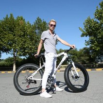 산악 접이식 자전거 MTB 26인치 산악용 광폭타이어, 흑표범30단24인치