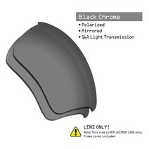 Oakley Half Jacket 2.0 XL 선글라스 용 SmartVLT 편광 렌즈-다양한 옵션, 블랙 크롬