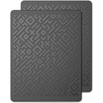 Brlvget Car 미끄럼방지 대쉬보드 패드 Magic Sticky 그립ping Pad 젤 다기능 Fixate 논슬립 Mounting Cell Phone Mat 대시보드 매트, 2 pack