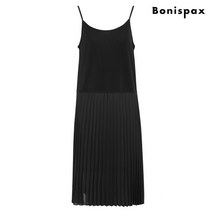 보니스팍스 슬립 주름 원피스-MF83OP082
