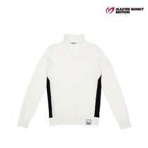 마스터바니 골프여성 골프 니트 라인 배색_M42193SR157_WH, 1[90-95], WH