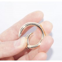 자동차키링 키링부자재 키홀더만들기 원터치 심플 개폐형, 엔틱