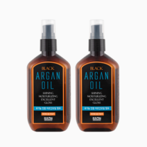 라온 블랙 아르간 헤어오일 100ml 2개입, 블랙 아르간 헤어오일 100ml 2개