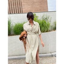 바스락 냉장고 여름 꼬임 랩 맥시 롱 플리츠 에스닉 하객 빅사이즈 셔츠 로브 셔링 원피스