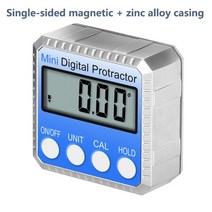 저무리 360 ° 미니 전자 고니 오 미터 디지털 각도기 고정밀 경사계 레벨 각도 파인더, Zinc alloy
