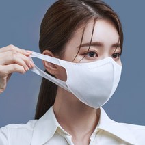 바른 새부리형 릴렉스핏 귀편한 숨쉬기편한 마스크 50매, 대형, 화이트