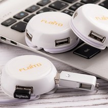 사무직 행정업무 원형 USB 허브 확장 4포트 집기류, 상품선택