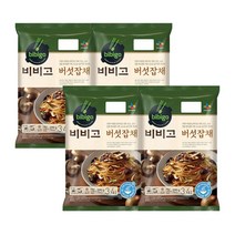 비비고 남도떡갈비450gx4 동그랑땡 버섯잡채 불고기 너비아니 자취 간편식 식사대용, 03 비비고 버섯잡채590gx4, 4개, 590g