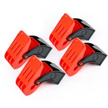 ALL4DETAIL 카펫 워시 클램프 차량 매트 클립 후크링 클립 도구 4개입, 4개