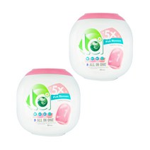 엘에이 올인원 캡슐세제 핑크블라썸 80개입, 2개