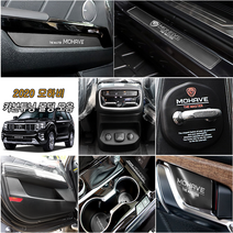 2020 모하비 더마스터 차량전용 실내외 카본 튜닝몰딩 자동차 인테리어 용품 도어커버 도어스트라이커 도어캐치 컵홀더패드, 선택02_펠트 도어커버