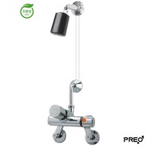 프레오 PREO 45년 전통 자체 생산 자폐 샤워기 절수 사우나 호텔 모텔 고급 관공서 헬스장 목욕탕 수영장, 1세트