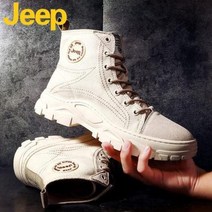 남자워커 남자신발 JEEP 지프 마틴 부츠 남성 하이 탑 신발 남성 영국 스타일 가을 조수 신발 여름
