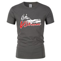 스즈키작업복 방한작업복 스즈키방한복 남자 티셔츠 오토바이 V-strom DL 650 모터 스포츠 팀 로고 _ 스즈, 05 다크 그레이_04 L