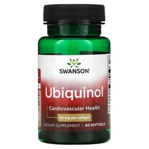 스완슨 유비퀴놀 코엔자임큐텐 50mg 60소프트젤 2팩