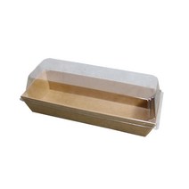 파미레 크라프트 샌드위치 케이스 4P 도시락 포장 용기, 4개입