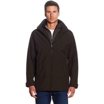 Weatherproof Ultra Tech 남성용 재킷 겨울 코트 레인 플리스 빕 및 탈착식 후드 포함