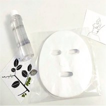 마스크시트지 일회용 텐셀 얼굴형 마스크팩 시트지 100매