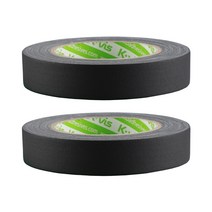 kvis 게퍼 개퍼 테이프 gaffer tape 25mm x 25M, 검정 2개