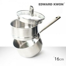 에드워드권 셰프컬렉션 미니 스티머 냄비세트 16cm, 단품