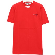 [꼼데가르송] 22FW P1T226 RED 더블하트 티셔츠