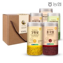 [농협]마음2종 세트 쌀 선택가능 홍국쌀 강황쌀 클로렐라쌀 감사선물 답례품, 버섯쌀