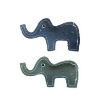 강아지 오가닉 코끼리 장난감 QC-020 색상임의발송