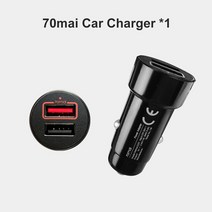 차량블랙박스 자동차블랙박스 70mai 듀얼 USB 차량용 충전 미니 포트 70MAI 어댑터 대시 캠 A500S D06 M300, 01 Dual USD Car Charger