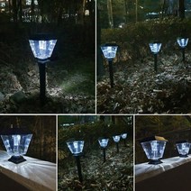 태양광 LED 정원등 솔라 미니 잔디등 LED 야외등 장식, 단품