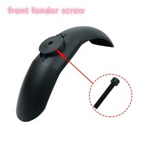 전동킥보드 부품 수리 호환 Xiaomi mijia m365pro 전기 스쿠터 액세서리 용 10 인치 휠 업그레이드 된 부품 펜더 패드 발 지원 패드, 프론트 펜더 나사