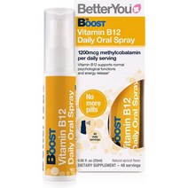 영국 베러유 Better You 부스트 비타민B12 1200mcg 액상 스프레이 25ml, 3팩