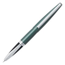 Sheaffer Taranis 포레스트 그린 크롬 트림 만년필: 파인 펜촉(E0944643-PB2) : 사무용품, 단일옵션, 단일옵션