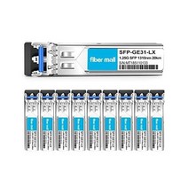fiber mall 1G HPE Procurve용 SFP LX J4859C J4859B J4859A 아루바 J4859D 1000BASE-LX 1.25Gb/s 미니GBIC 송수신기, 1.25GB/LX/20km/10pcs fiber mal