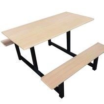 구내식당 직원 식당 급식실 함바집 식탁의자 조합 8인용 6인용 4인용 회사 스텐 식탁의자세트, 4인용방화판