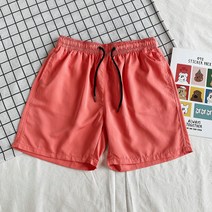 여름 슬림 2 점 남자 반바지 2 점 트렌드 3 점 데님 그물 레드