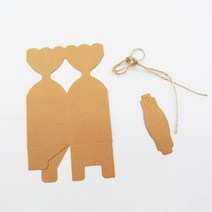 DIY 심플 미니 선물 상자 소품 박스 크라프트지 상자