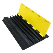 전선보호덮개 5구 전용 2개 1세트 도로턱 인도턱 카업 방지턱 주차턱 차량발판 차량오름판 차량진입경사판 턱진입판