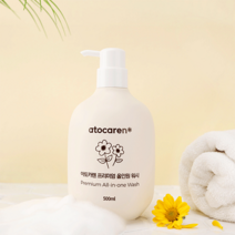 아기나무 아토카렌 카렌듈라 신생아 베이비 키즈 청소년 성인 올인원 워시 500ml 프리미엄화장품, 프리미엄 올인원 워시 500ml