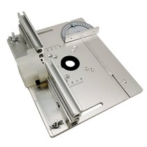 루터테이블 알루미늄 라우터 테이블 인서트 플레이트 목공 벤치 용 마이터 게이지 테이블, 세트 d