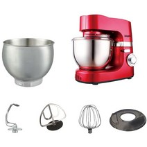 파운터 반죽기 스탠드 믹서 전문 주방 보조 요리사 기계 1200w 식품 블렌더 크림 털 케이크 반죽 믹서 7l 그릇 매력 sonifer, 스탠드 믹서-레드, 영국