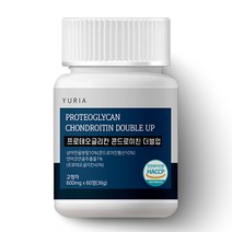 유리아 프로테오글리칸 콘드로이친 더블업 타블렛 600mg, 1개, 60정