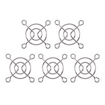 5pcs pc 케이스 냉각 팬 그릴 은빛 금속 와이어 손가락 보호대 가드 커버 40mm 50mm 60mm 70mm 80mm 90mm 120mm, 협력사, 5개 40mm