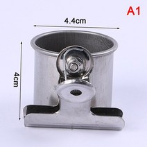 애완 동물 새 걸이 케이지 그릇 접시 컵 앵무새의 일종 핀치에 대한 회전율 방지 스테인레스 스틸 먹이 음식 마시는 피더, [01] 4.4cm