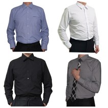 고품격 디자인 회사복 단체 유니폼 정장 드레스 가슴과 허리 일자 슬림핏 긴팔 와이셔츠120(3XL)